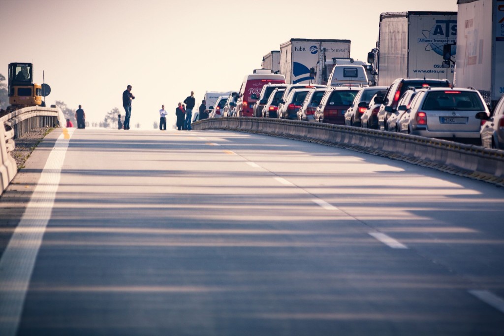 Highway traffic congestion